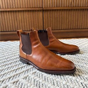 Allen Edmonds Liverpool Chelsea Boots 9D Walnut Brown Goodyear Welt MiUSA Dress